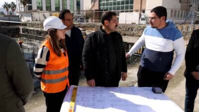 Hatay Valisi Mustafa Masatlı, İskenderun’da yapım çalışmaları devam eden Vergi