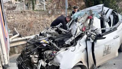 Hatay’ın Belen ilçesinde korkunç bir trafik kazası meydana geldi. Belen-İskenderun