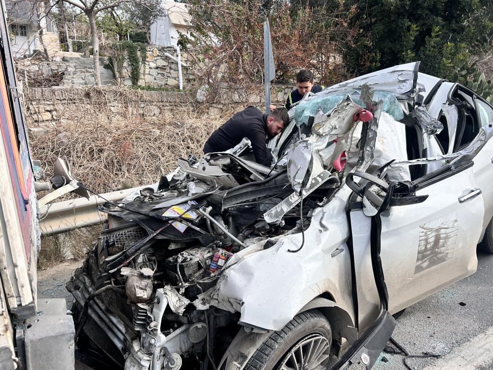 Hatay’ın Belen ilçesinde korkunç bir trafik kazası meydana geldi. Belen-İskenderun