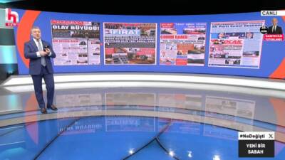 Gazeteci İsmail Küçükkaya, Halk TV’de yayınlanan “Yeni Bir Sabah” programında