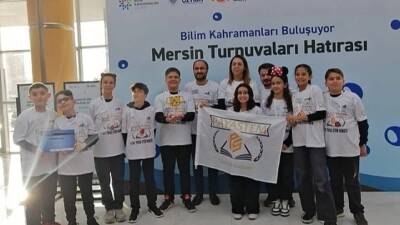 Hatay’ın Payas ilçesini temsil eden 547 Payas STEM Robotik Takımı,