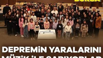 Antakya Polifonik korlar derneği Bursa’da düzenlenen korolar festivalinde tam takım