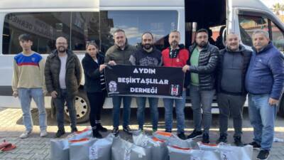 Aydın Beşiktaşlılar Derneği, 6 Şubat depremlerinden etkilenen Hataylı çocuklar için