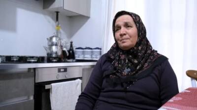   Hatay’ın Hassa ilçesinde depremden sonra yeni evine yerleşen Fadıma