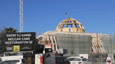Hatay’ın simgelerinden biri olan Habib-i Neccar Camii, 2023 yılının Eylül