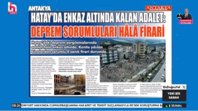 Antakya Gazetesi’nin gündeme taşıdığı deprem sanıkları haberi, ulusal medyada yankı