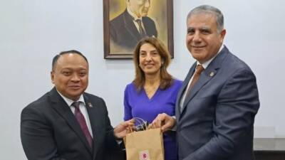 CHP Hatay Milletvekili Mehmet Güzelmansur, Endonezya Büyükelçisi Achmad Rizal Purnama’yı