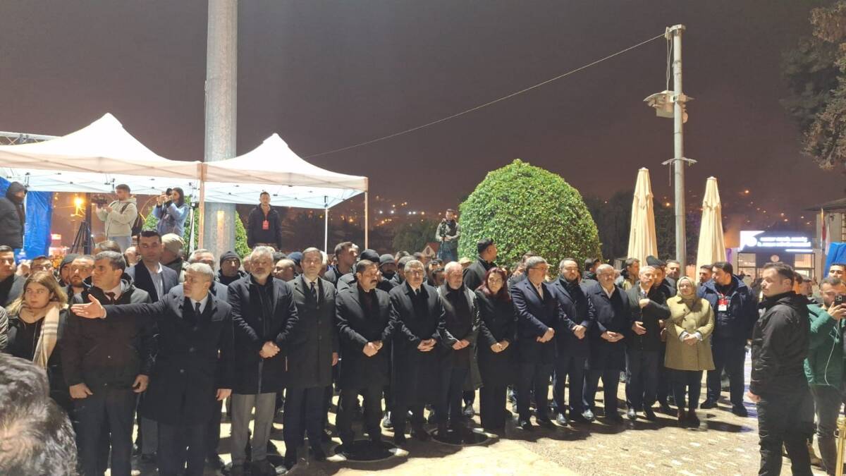 Hatay Valiliğinin, 6 Şubat’ın 2. yıldönümünde organize ettiği anma programı