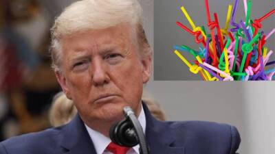 ABD Başkanı Donald Trump, çevre dostu olarak bilinen kağıt pipetlere