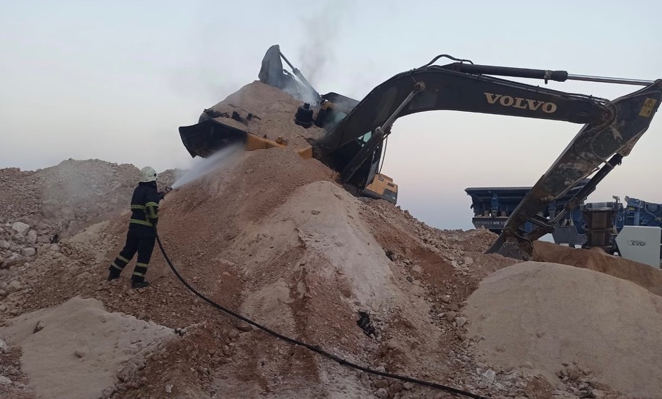 Hatay’ın Yayladağı ilçesinin Şenköy Mahallesi kırsalında yer alan bir taş