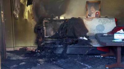 Hatay’ın Antakya ilçesinde, bir evde elektrik sobasından çıkan yangın sonucu