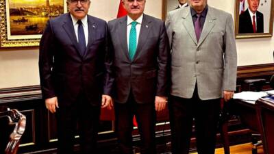 AKP Hatay Milletvekili Hüseyin Yayman ve Hassa Belediye Başkanı Selahattin