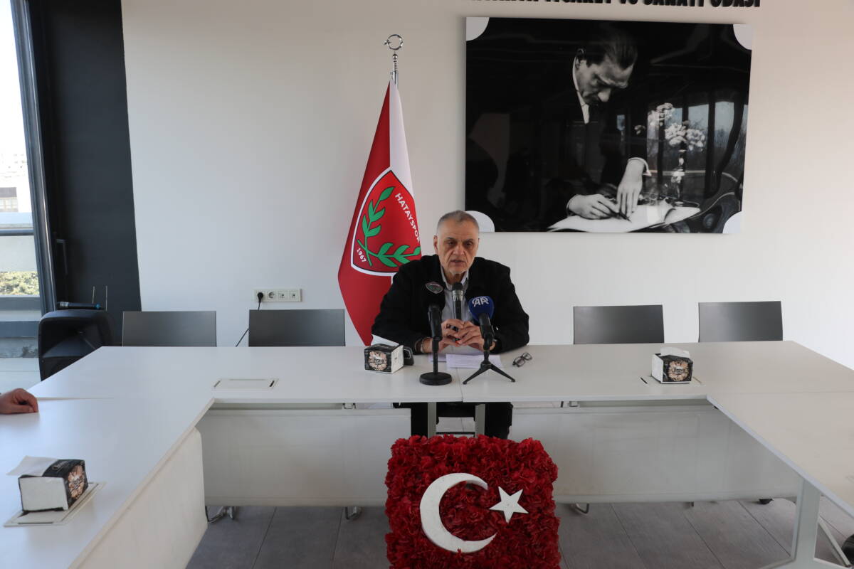 Hatayspor Kulübü Başkanı Hikmet Çinçin, kulübün borçlarıyla mücadele ettiklerini ve