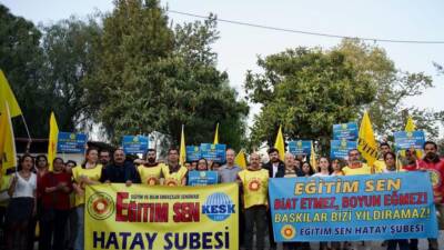   Eğitim-Sen Hatay Şube Başkanı Özgür Tıraş, İstanbul Cumhuriyet Başsavcılığı’nın
