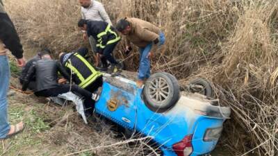 Hatay’ın Kırıkhan ilçesinde meydana gelen trafik kazasında, Kurtlusoğuksu Mahallesi’nin eski