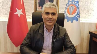 Öz Çelik-İş Sendikası Başkanı Mehmet Güngör, İskenderun ve çevresindeki işyerlerinde