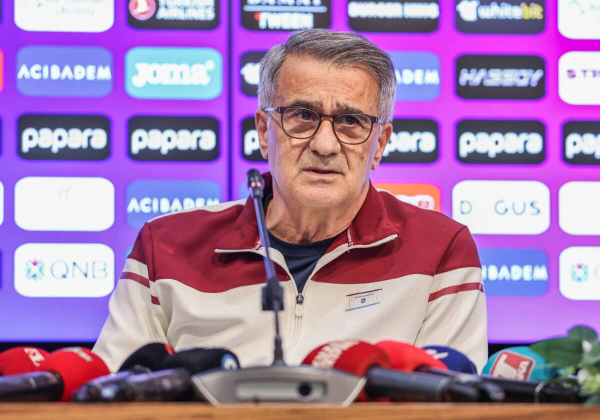 Trabzonspor Teknik Direktörü Şenol Güneş, yarın oynanacak Hatayspor maçı öncesi