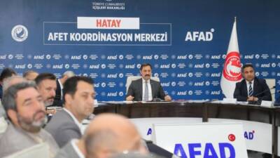 Hatay Valiliği, Sanayi ve Teknoloji İş birliği Kurulu (SANTEK) Toplantısı'nın,