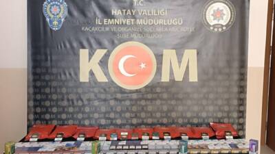 Hatay Emniyet Müdürlüğü, 7 Mart 2025 tarihinde, kaçakçılık ve organize