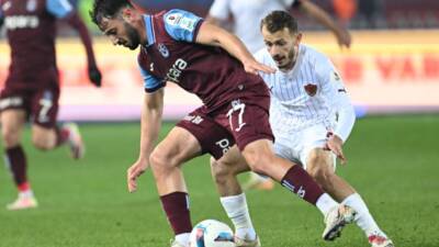 Hatayspor’un orta saha oyuncusu Abdulkadir Parmak, Trabzonspor karşısında alınan 2-1’lik