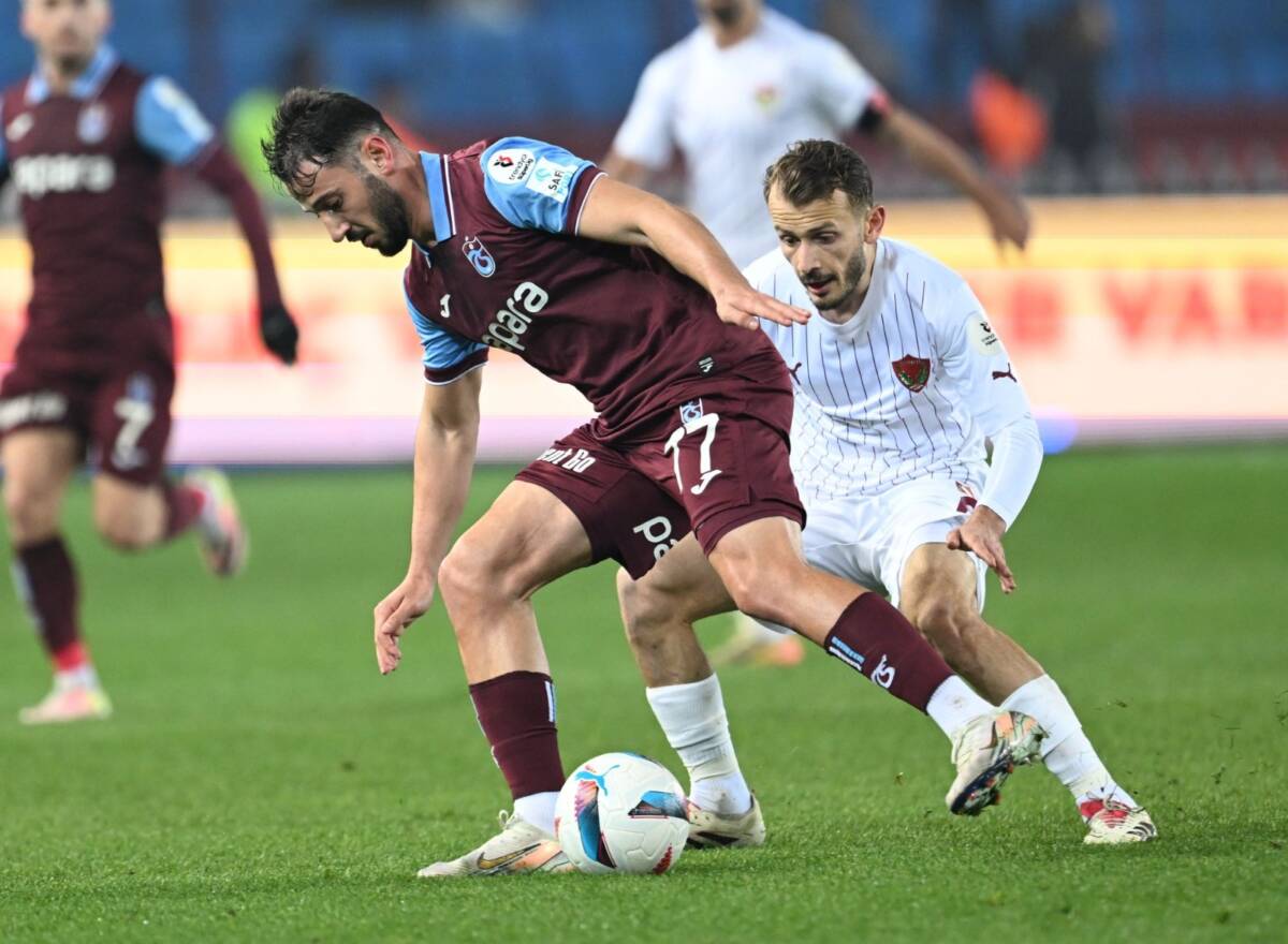 Hatayspor’un orta saha oyuncusu Abdulkadir Parmak, Trabzonspor karşısında alınan 2-1’lik