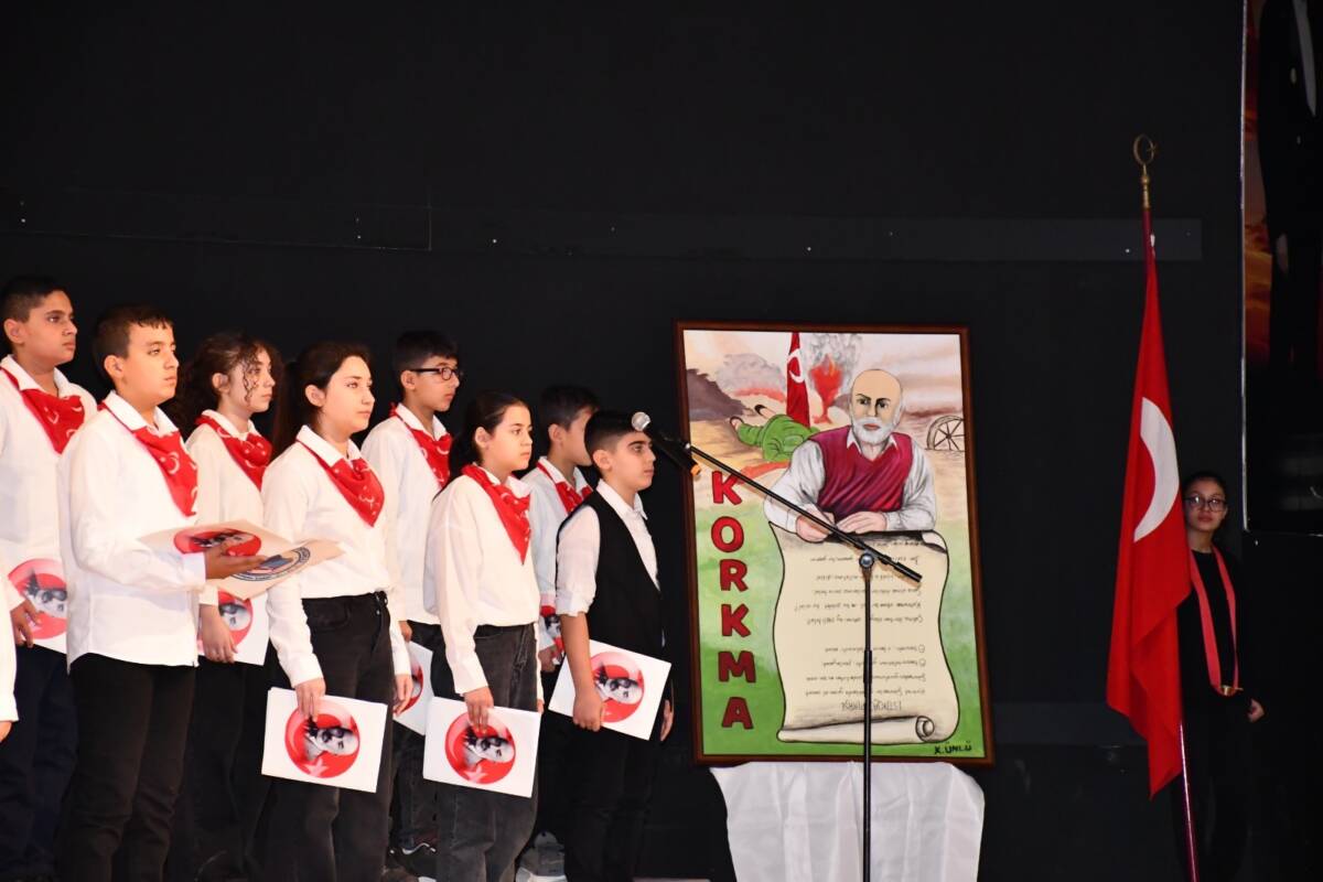 Hatay’ın Dörtyol ilçesinde, 12 Mart İstiklal Marşı’nın Kabulü ve Mehmet