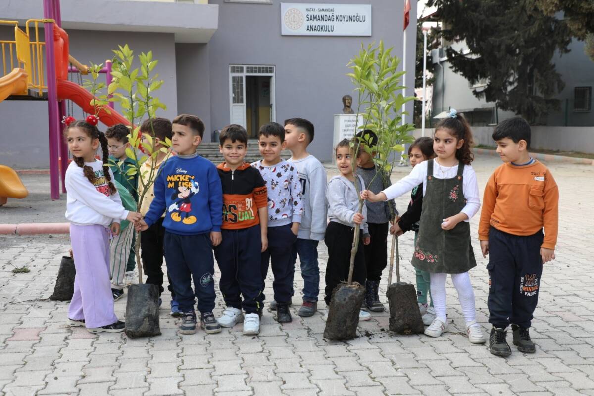 Hatay Büyükşehir Belediyesi (HBB), çocukların doğa ile bağ kurmalarını sağlamak