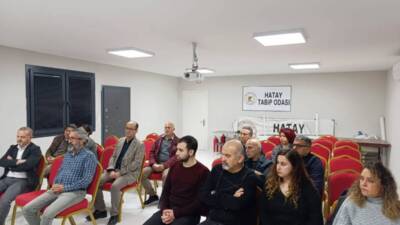 Hatay’da 14 Mart Tıp Bayramı etkinlikleri kapsamında doktorlara malpraktis konusunda