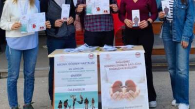 Hatay’ın farklı ilçelerinde, 13 Mart Dünya Böbrek Günü vesilesiyle gerçekleştirilen