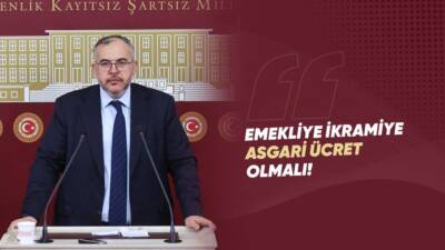 Saadet Partisi Hatay Milletvekili Doç. Dr. Necmettin Çalışkan, hükümetin emeklilere