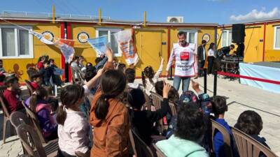 Hatay Dişhekimleri Odası yöneticileri ve gönüllü eğitmenleri, 6 Şubat depremi
