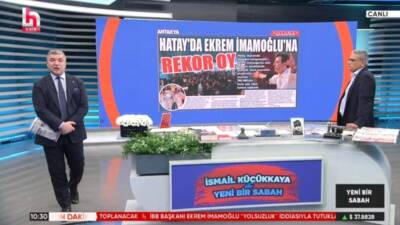 Halk TV’de İsmail Küçükkaya’nın sunduğu “Yeni Bir Sabah” programında, Antakya