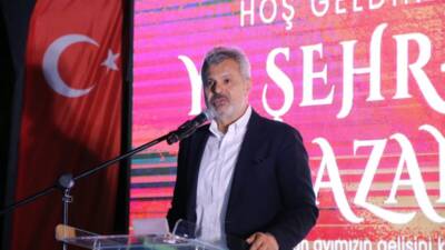 Hatay Büyükşehir Belediye Başkanı Mehmet Öntürk, Büyükşehir Belediyesi tarafından düzenlenen