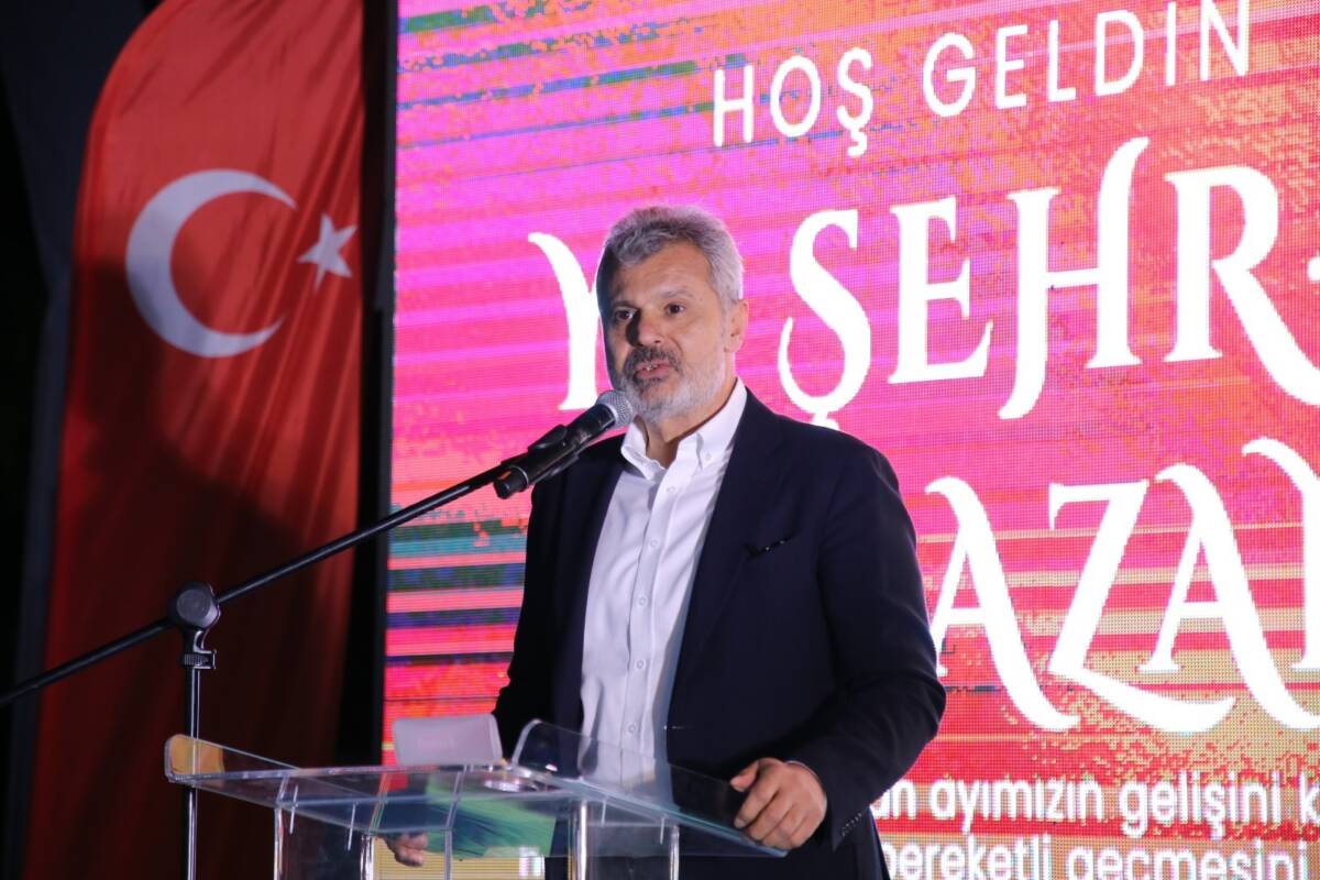 Hatay Büyükşehir Belediye Başkanı Mehmet Öntürk, Büyükşehir Belediyesi tarafından düzenlenen