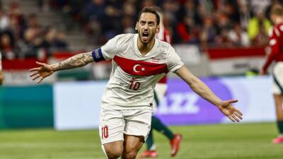 A Milli Futbol Takımı’nın tecrübeli kaptanı Hakan Çalhanoğlu, Macaristan karşısında