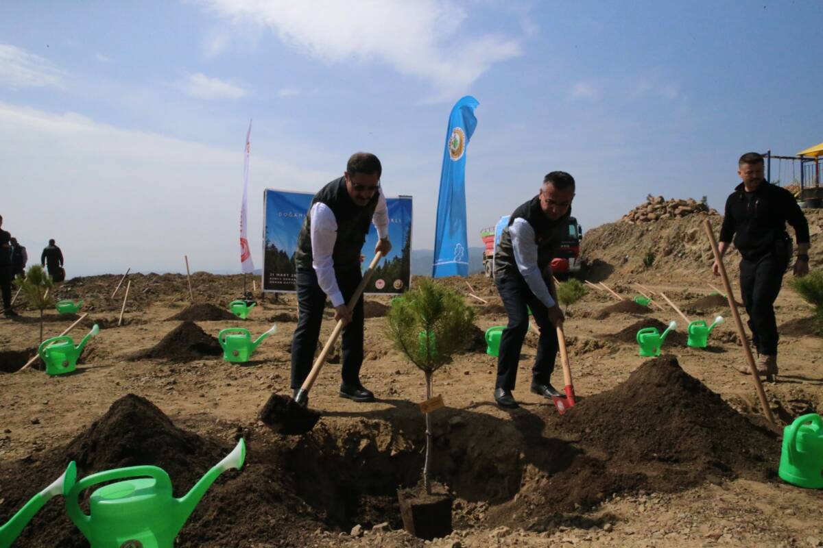 Hatay’ın merkez Antakya ilçesinde Orman Haftası kapsamında düzenlenen etkinlikte 1000