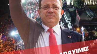 Hatay’ın Samandağ ilçesinde, Cumhuriyet Halk Partisi (CHP) tarafından düzenlenen dayanışma