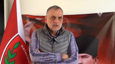 Hatayspor Kulübü Başkanı Hikmet Çinçin, kulübe uygulanan 2 dönem transfer