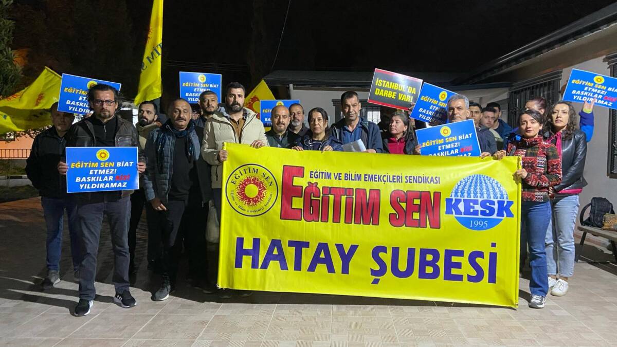 Eğitim Sen Şube Başkanı Özgür Tıraş, İstanbul Cumhuriyet Başsavcılığı tarafından