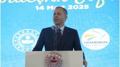 İçişleri Bakanı Ali Yerlikaya, Hatay temasları kapsamında İskenderun’da düzenlenen “Kardeşlik