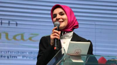 Aile ve Sosyal Hizmetler Bakanı Mahinur Özdemir Göktaş, Hatay’da düzenlenen