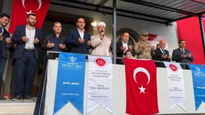 Hatay’ın Defne ilçesine bağlı Ballıöz Mahallesi’nde, yapımı tamamlanan Ballıöz Mahallesi