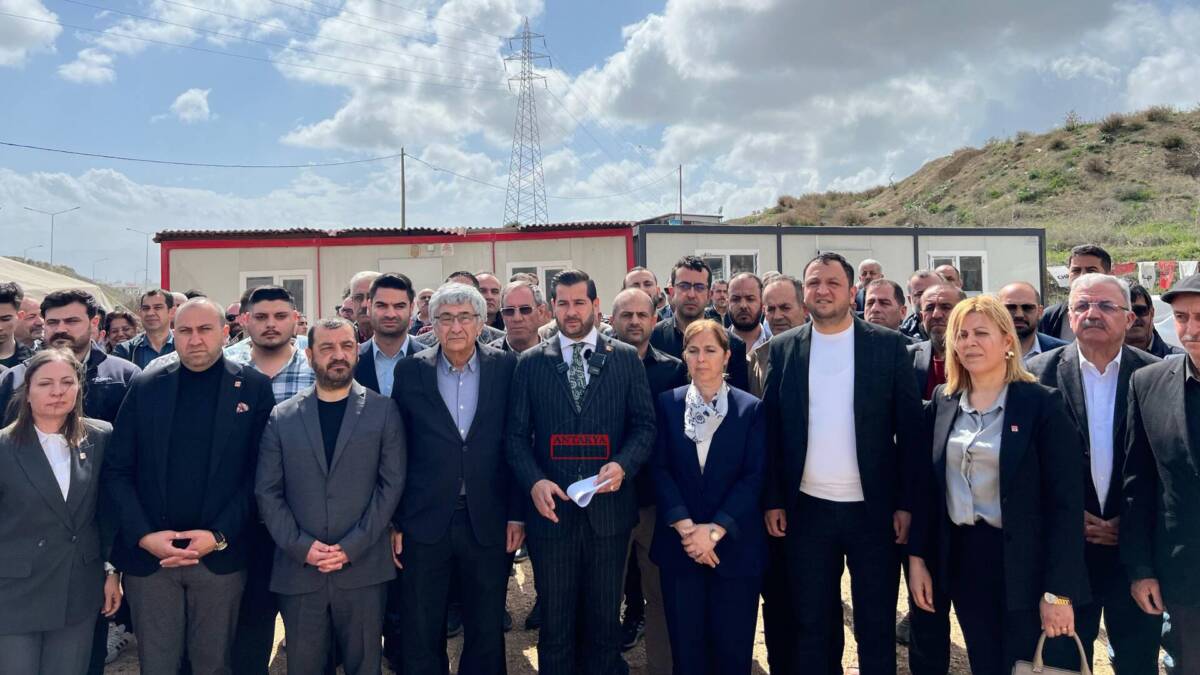 CHP Hatay İl Başkanı Hakan Tiryaki, Cumhuriyet Halk Partisi’ne yönelik