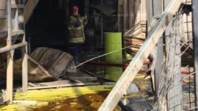 İzmir’in Aliağa ilçesinde bir fabrikada meydana gelen patlama sonucu bir