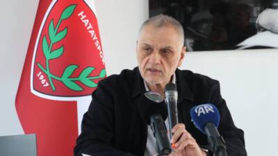 Trendyol Süper Lig ekiplerinden Atakaş Hatayspor’un kulüp başkanı Hikmet Çinçin,