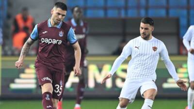 Trabzonspor ve Hatayspor'un karşı karşıya geldiği Trendyol Süper Lig mücadelesinin