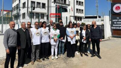 Hatay’ın Defne ilçesine bağlı Koçören Mahallesi’nde faaliyet gösteren beton santrali