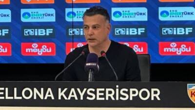   Atakaş Hatayspor Teknik Direktörü Murat Şahin, Kayserispor karşısında alınan