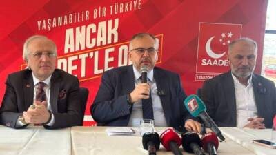 Saadet Partisi Hatay Milletvekili Doç. Dr. Necmettin Çalışkan, Trabzon’da basın