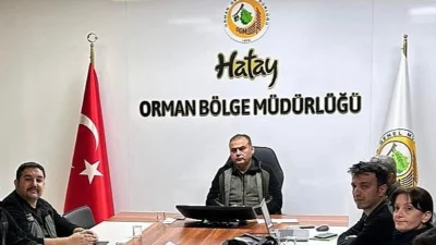 Hatay Orman Bölge Müdür Yardımcısı Adnan Zorlukan Aber’in başkanlığında, Orman
